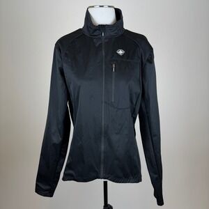 NWD Santic Cycling Jacket Breathable Windproof Full Zip Mens Size Small Black